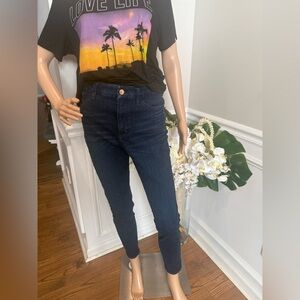 Express Women's Dark Blue Skinny Jeans